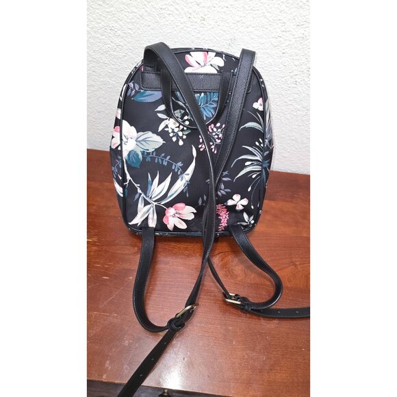 Kate Spade New York Floral Print Mini Backpack Adjustable Straps & Multiple Comp - Picture 3 of 10